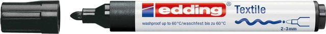 edding 4500 T-Shirt Painter Textilmarker in Schwarz - Bild 1