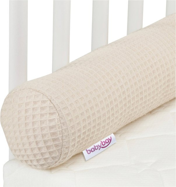 Babybay Nestchenschlange aus Waffelpiqué in Beige, Länge: 180 cm - Bild 1