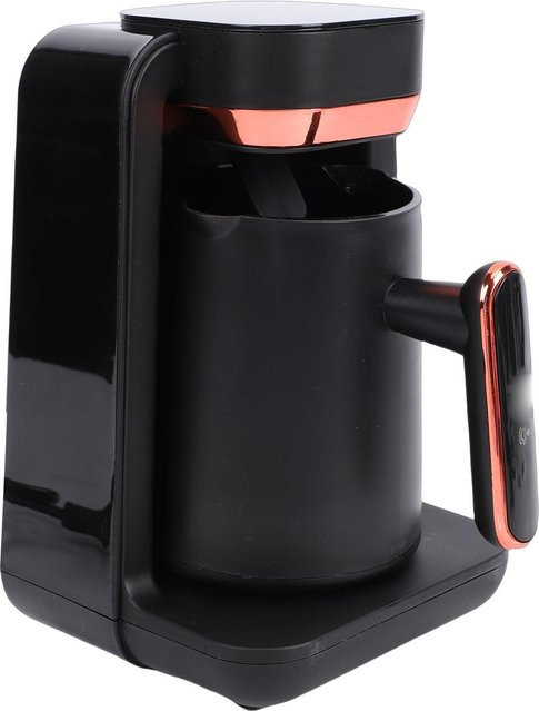 Multifunktionale tragbare Türkische Kaffeemaschine von Fishine in Schwarz, 500W, für 1 bis 5 Tassen Kaffee oder Tee - Bild 1