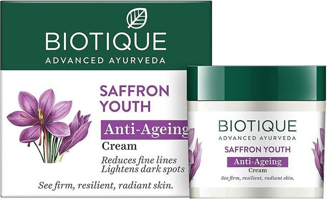 Biotique Saffron Dew Feuchtigkeitscreme, 50 g, für alle Hauttypen - Bild 1