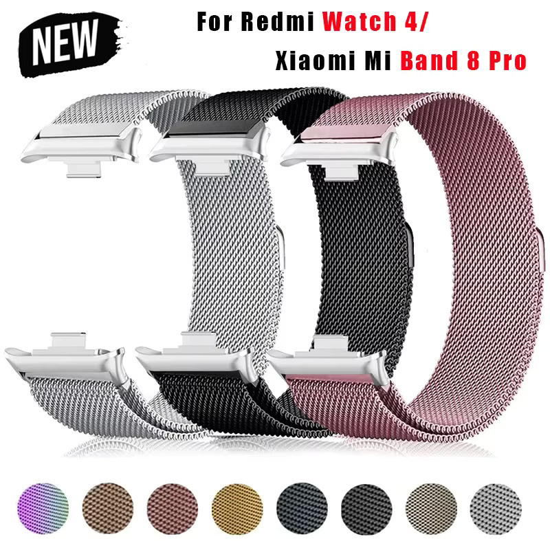 CAOWTAN Uhrenarmband Milanese Loop, Edelstahl, Unisex - Bild 2