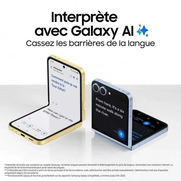 Samsung Galaxy Z Flip6 5G Smartphone mit 256 GB Speicher in Blau - Bild 2