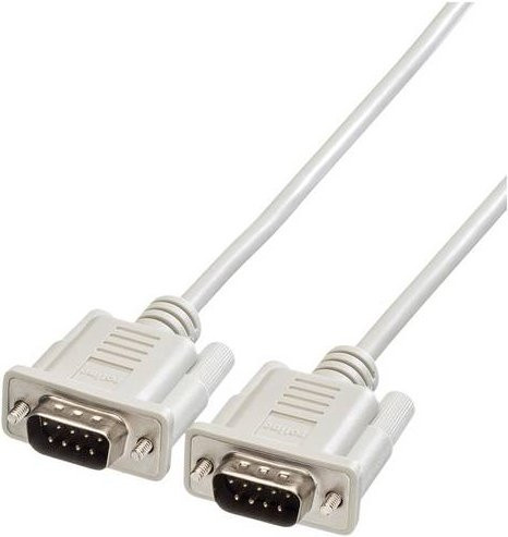 Roline Seriell Anschlusskabel Grau mit 1x D-SUB-Stecker 9pol. auf 1x D-SUB-Stecker 9pol., Länge: 1,80 m - Bild 1