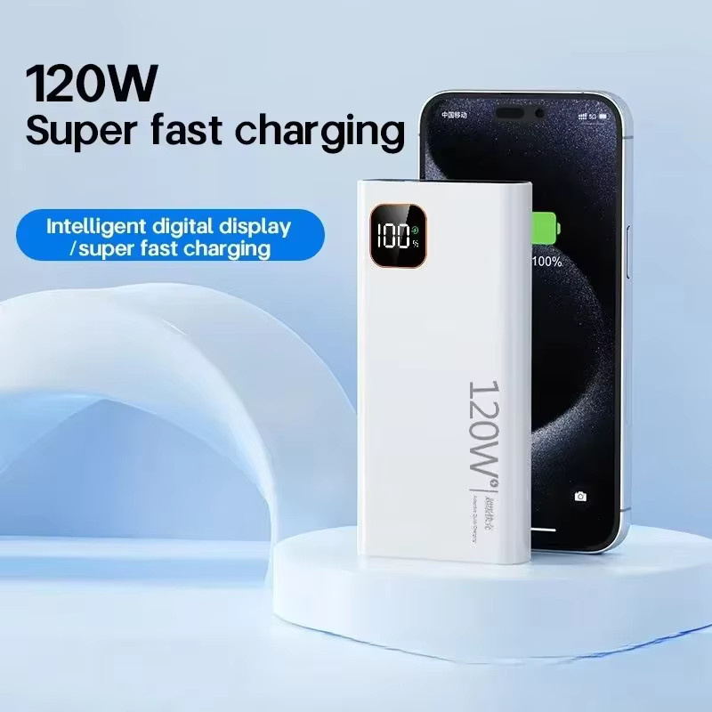 Lenovo Powerbank mit 50000 mAh Kapazität und 120 W Schnellladefunktion in Schwarz - Bild 3