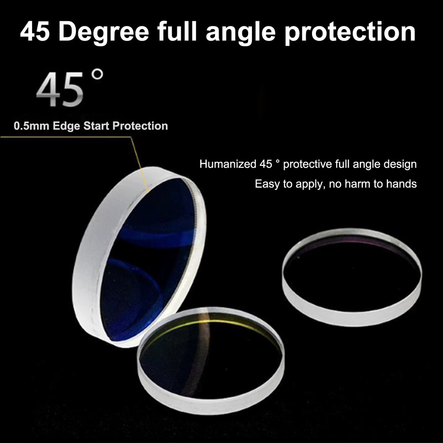 cnczone Laserschweiß-Schutzlinse und Fokussierungslinse Set für HW980-Kopf 1500W-3000W, transparent, D20x3 mm, F150, F600, F50 - Bild 2