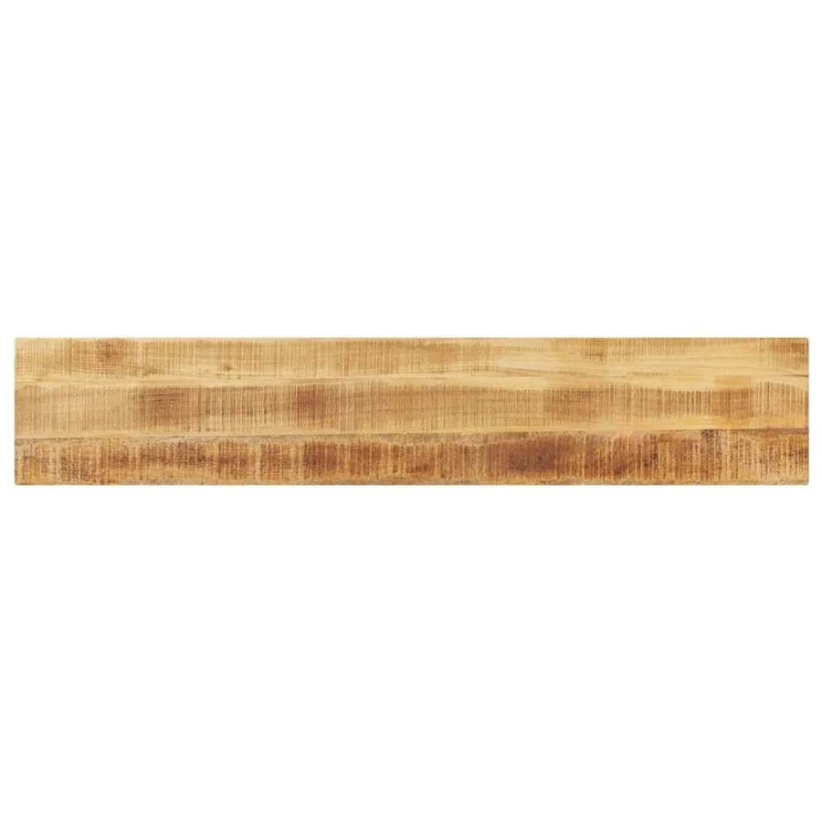 vidaXL Tischplatte aus Mango Massivholz in Braun, Rechteckig, Rustikal, B/T/H: 140 x 40 x 2,5 cm - Bild 2