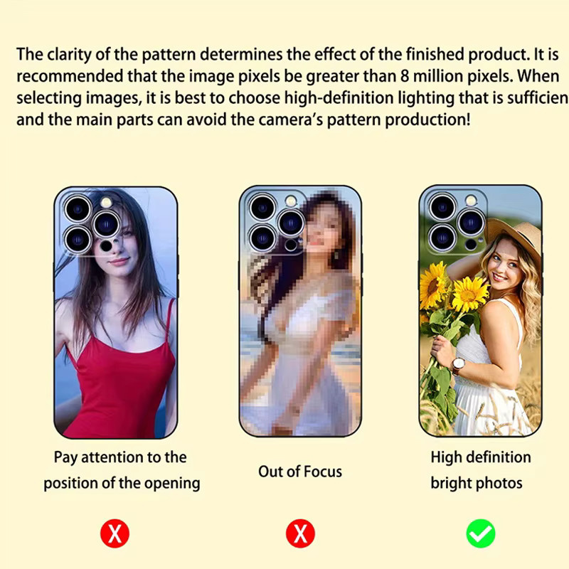 Individuelle Silikonhülle für dein iPhone mit Foto-Option in Weiß oder Mehrfarbig - Bild 6