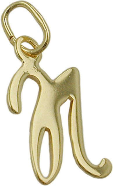 Paolo Renzo Buchstabenanhänger, 333 Gelbgold, 15x10mm, Unisex - Bild 1