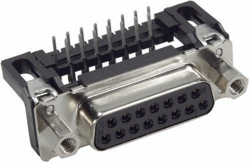 HARTING Steckverbinder 09 66 212 7603 09662127603 mit 15 Polen in Silber zum Löten - Bild 1