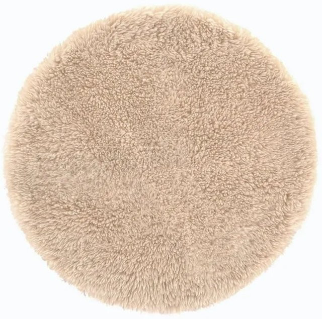 Vercai Rugs Teppich Curly Natur Beige, Rechteckig, B/T: 60 x 90 cm - Bild 1