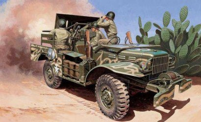 Italeri M6 Dodge Anti-Tank, Fahrzeuge, Grün - Bild 1