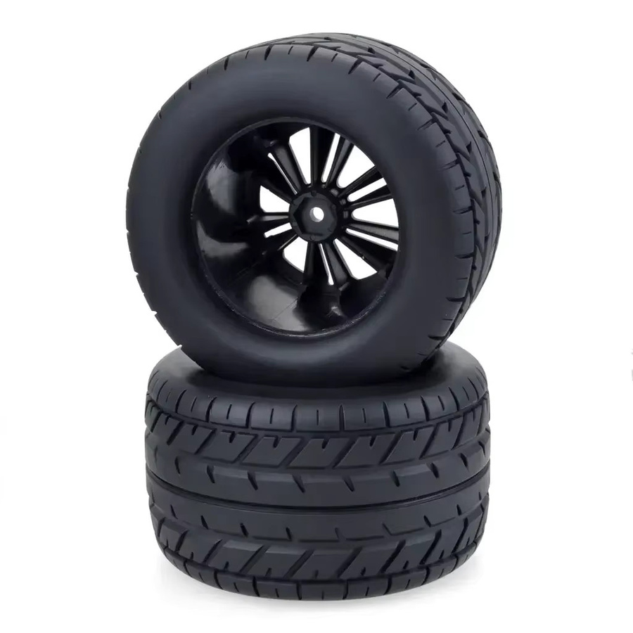 4PCS Reifen Räder, 115MM, 12mm Nabe Hex, für 1/10 RC Buggy Monster Truck Auto - Bild 2