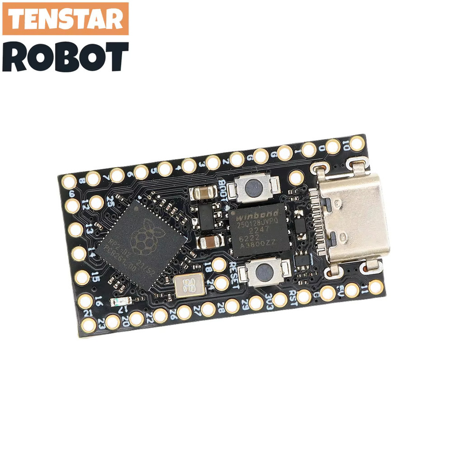 Tenstar RP2040 Pro Micro Development Board in Schwarz mit 16MB Speicher, Dual-Core, unterstützt MicroPython und kompatibel mit Raspberry Pi Pico - Bild 3