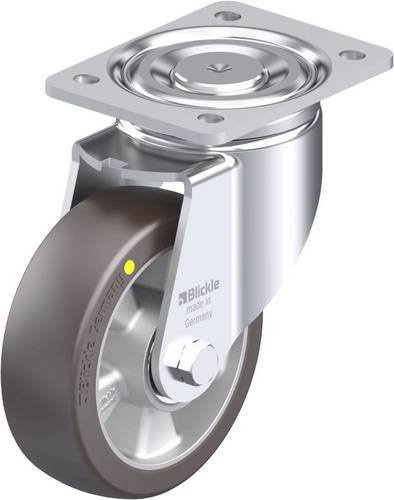 Blickle Stahlblech-Lenkrolle LH-ALST 150K-AS in Silber, Rad-Durchmesser: 150 mm, Tragfähigkeit: 500 kg - Bild 1