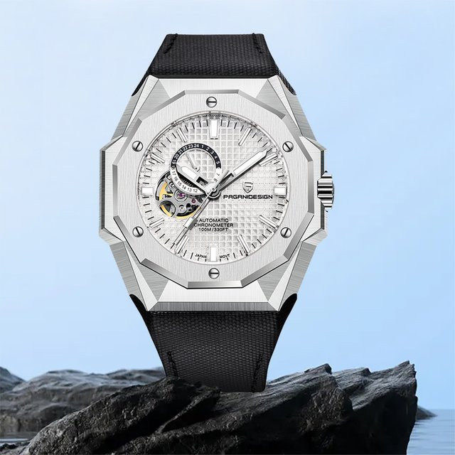 PAGANI DESIGN Armbanduhr Automatik, Edelstahl, Saphirglas, 42 mm, Herren - Bild 1
