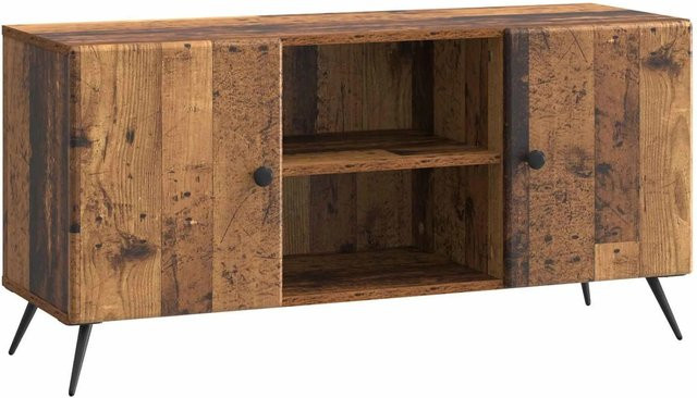 vidaXL TV-Schrank aus Altholz in Braun, B/T/H: 102 x 34,5 x 50 cm - Bild 1