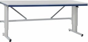 Rocholz Grundtisch SYSTEM FLEX mit Elektrohöhenverstellung aus Aluminium, B/T/H: 200 x 80 x 72,0-112,0 cm - Bild 1