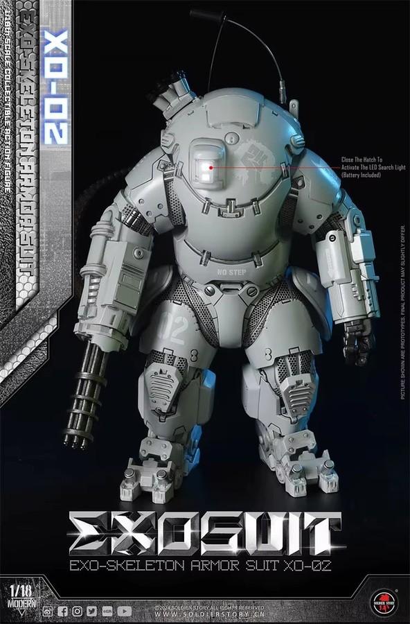 Soldier Story SSE002 EXO-Skeleton Armor Suit XO-02, Actionfigur, Modell Spielzeug - Bild 2
