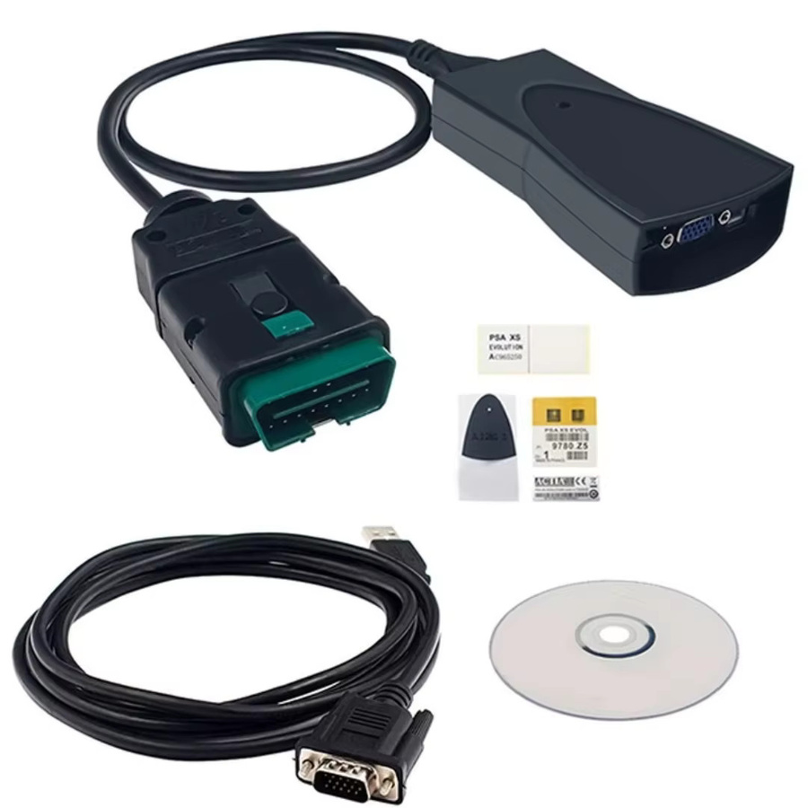 Diagbox V9.200 Lexia 3 PP2000 OBD2 Scanner für Citroen und Peugeot Diagnosegerät mit USB-C Anschluss - Bild 6