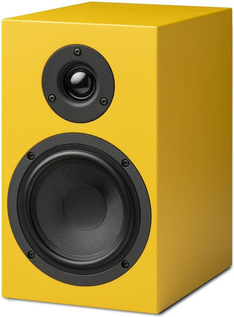 Speaker Box 5 S2 Regallautsprecher Paar in Goldgelb seidenmatt - Bild 1