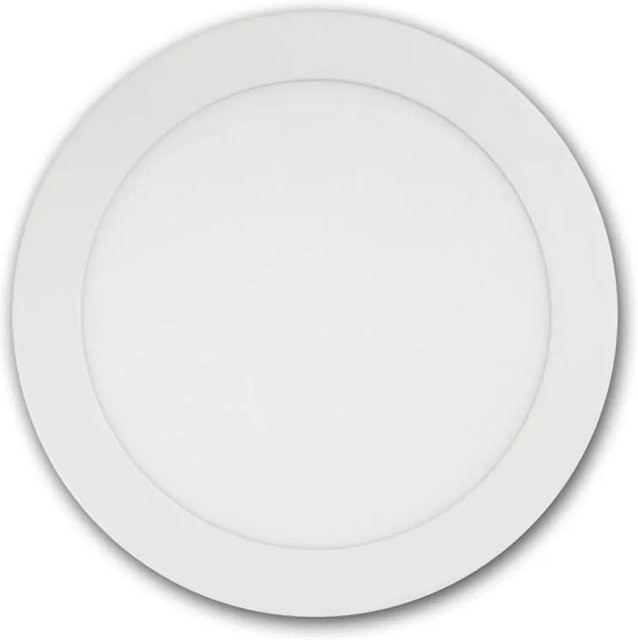 McShine LED-Panel LP-1519RW in Weiß, 15W, 1530lm, Warmweiß, Durchmesser: 19 cm - Bild 1