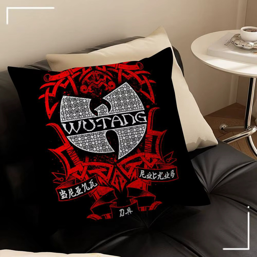 KAYOU Tang Clan Kissenbezug mit Logo-Grafik für Sofakissen und Heimdekoration, 30 x 30 cm - Bild 4