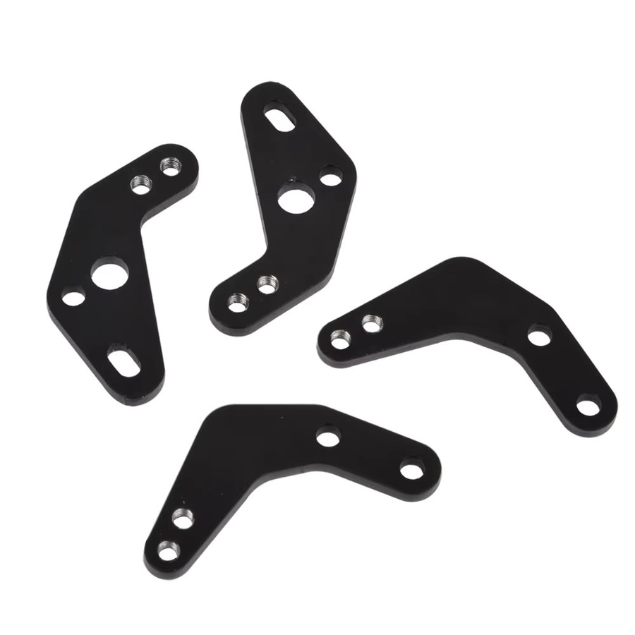 HobbyCorki Stoßdämpferhalterung, 4-teiliges Set, Metall, 1:10 - Bild 2