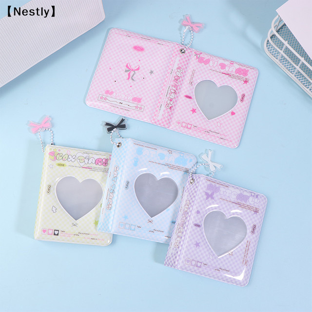Nest Mini-Fotokartenalbum in Blau mit 36 Taschen für Kpop-Idol-Bildersammlungen, 3-Zoll Kartenordner und Aufbewahrungshülle - Bild 1