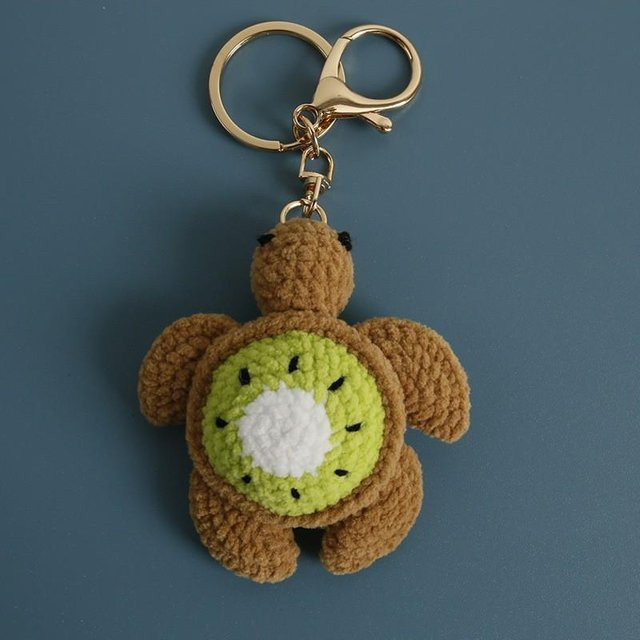 Linyi toy Schlüsselanhänger, Häkel-Schildkröte, Unisex - Bild 1