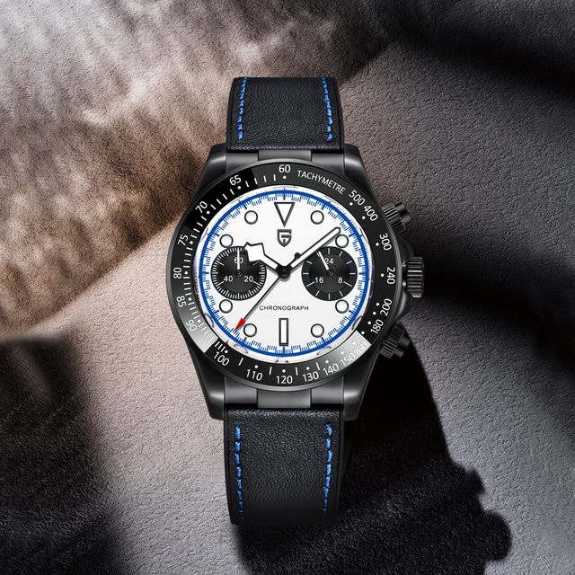 PAGANI DESIGN Chronograph, Quarz, Schwarz, Saphirglas, Herren - Bild 1