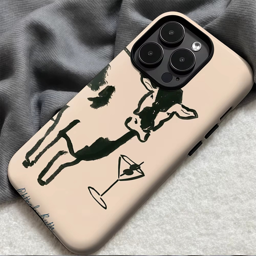 MOOTINI Robuste Handyhülle für iPhone 17 16 15 14 13 Pro Max Plus mit Magnetfunktion, Beige - Bild 3