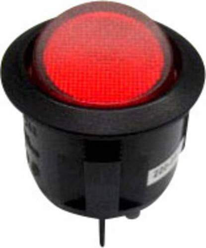 TRU Components Wippschalter TC-R13-244B-02 Rot 220 V/AC 250 V/AC 10A 2 x Aus/Ein rastend - Bild 1