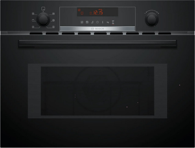 Bosch CMA583MB0 Einbau-Kombimikrowelle mit Mikrowellen- und Heißluftfunktion in Schwarz - Bild 1