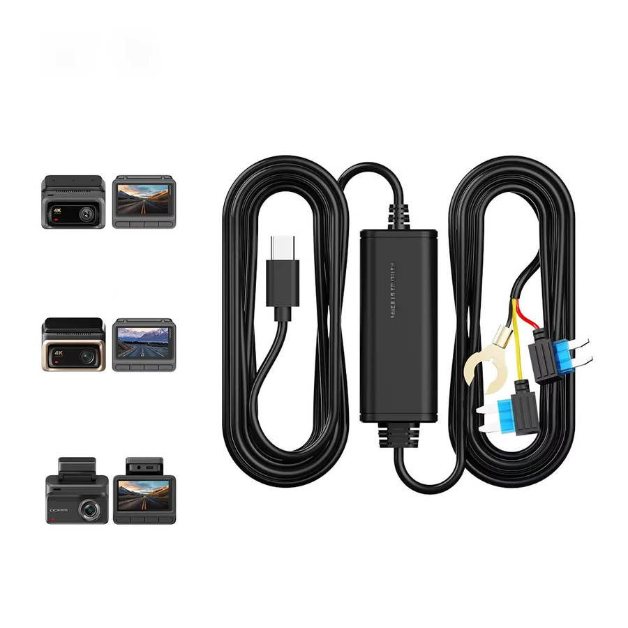 DDPAI Dashcam Hardwire Kit für 24-Stunden-Parkmonitor in Schwarz, kompatibel mit Z60, Z60 Pro, MINI2X, Z50 Pro und A400 - Bild 3