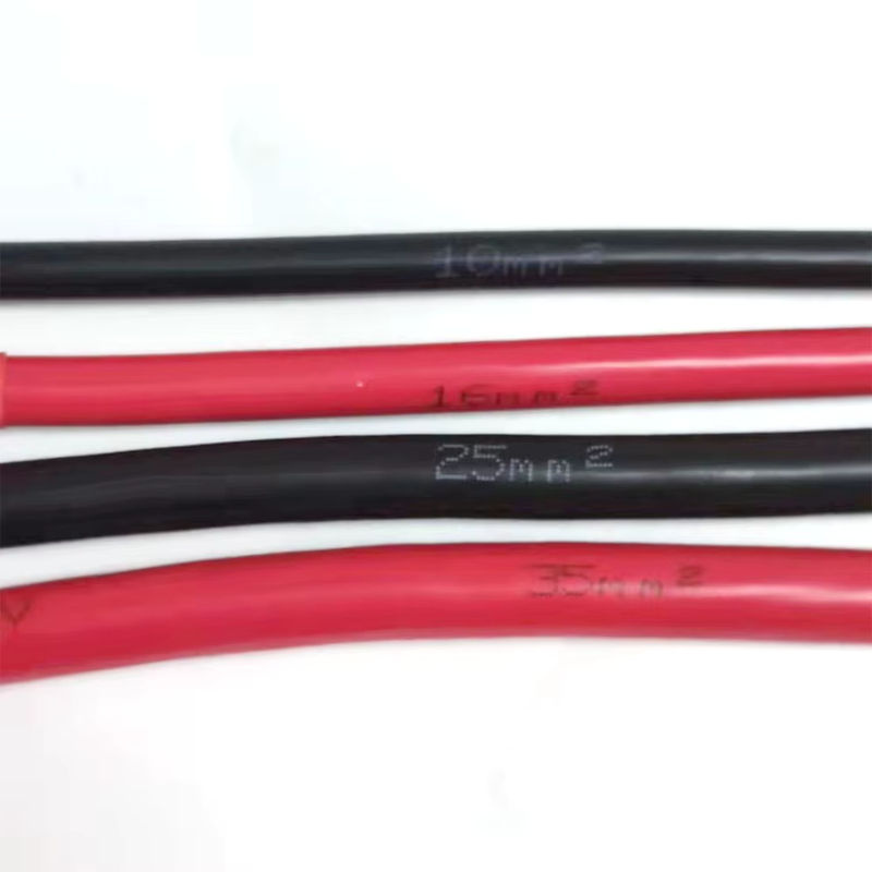 TAKORI Batterie-Verbindungskabel aus PVC-Kupferdraht mit SC-Anschluss für Auto-Batterien und Wechselrichter, Farben: Rot und Schwarz - Bild 4