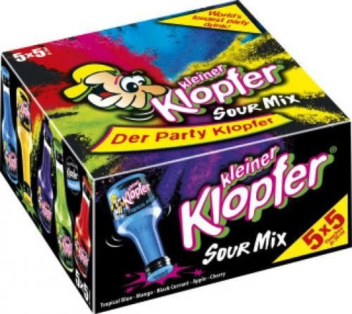 Kleiner Klopfer Sour Mix, Likör & Aperitif, 25 x 0,02 l - Bild 1