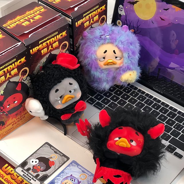 Upsetduck Full Series Blind Box, Schreibtisch Stressabbau-Figuren, Bunt / Mehrfarbig - Bild 1