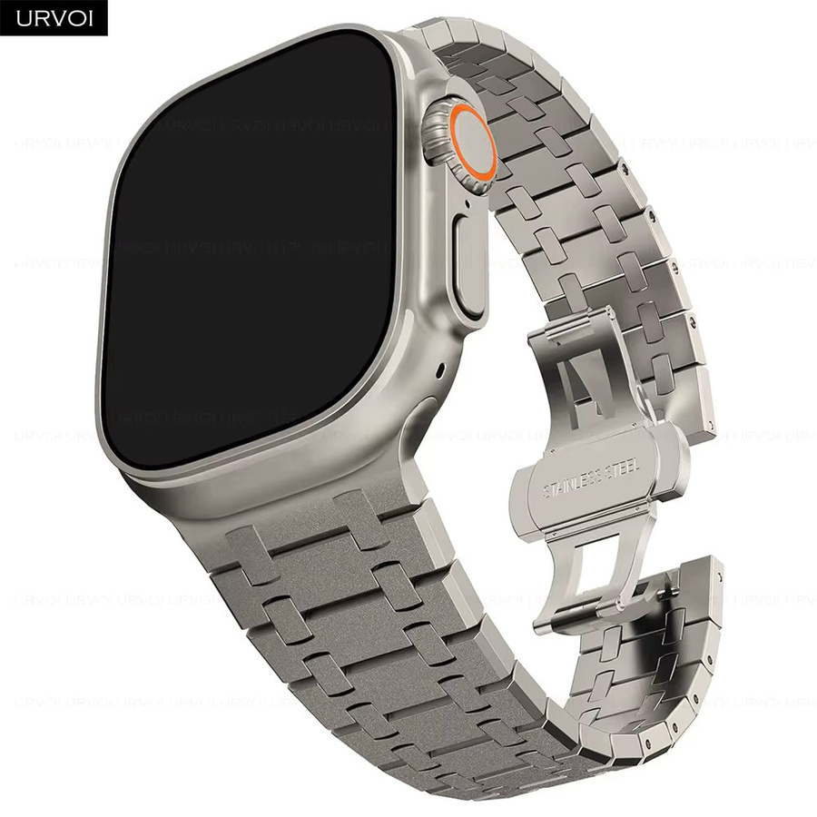 URVOI Uhrenarmband Edelstahl, Silber, Unisex - Bild 3