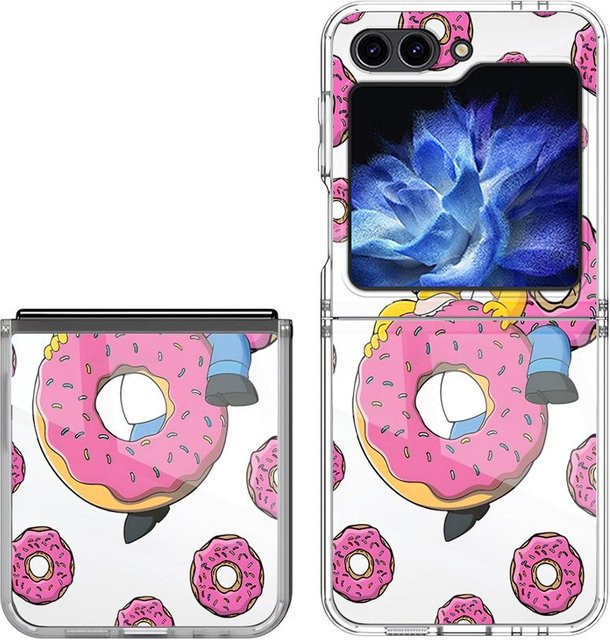 Harte Handyhülle Simpson Donut für Samsung Galaxy Z Fold (Modelle Z Fold 3 bis Z Fold 7) in Multicolour - Bild 1