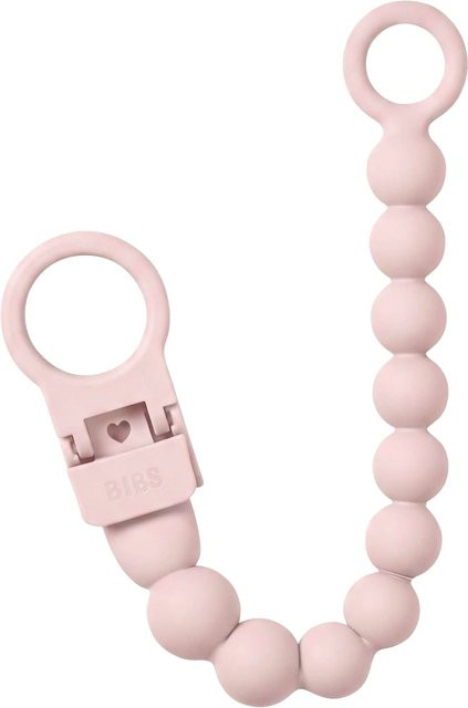 BIBS Schnullerclip aus Silikon in Pink, BPA-frei - Bild 1