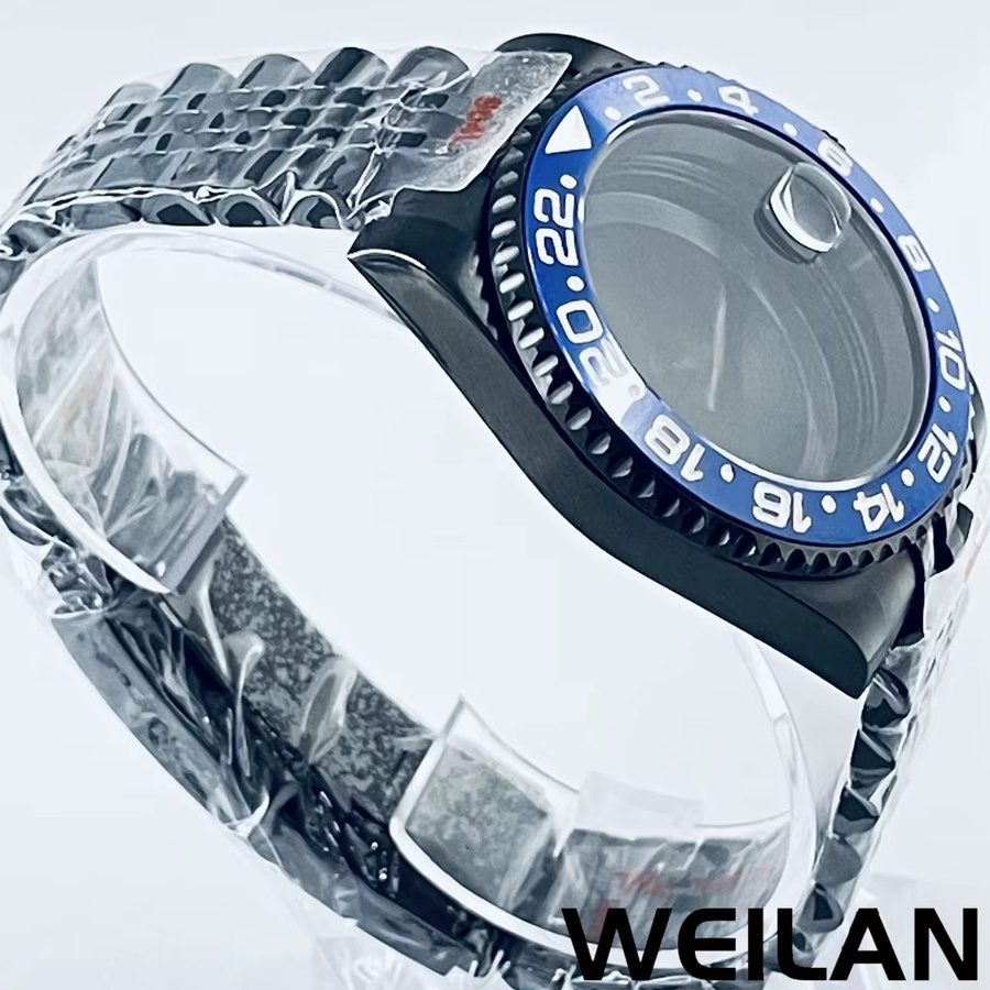 ANGLANG Uhrengehäuse, GMT-Keramiklünette, Saphir, 40 mm - Bild 2