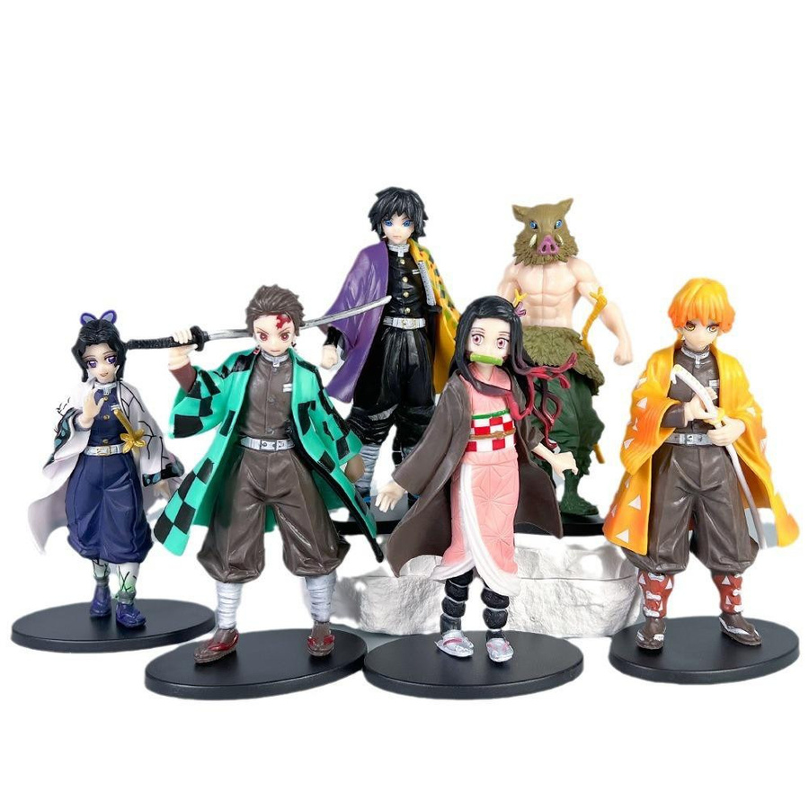 Yiran toy 1 Demon Slayer Kimetsu No Yaiba Actionfiguren PVC Bunt / Mehrfarbig - Bild 3