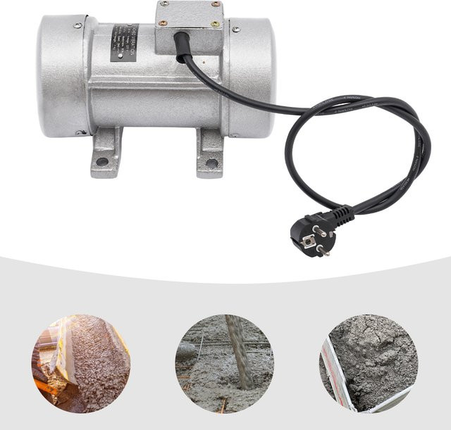 Elektrischer Betonrüttler 550 W mit 2840 U/min in Grau und Silber - Bild 1