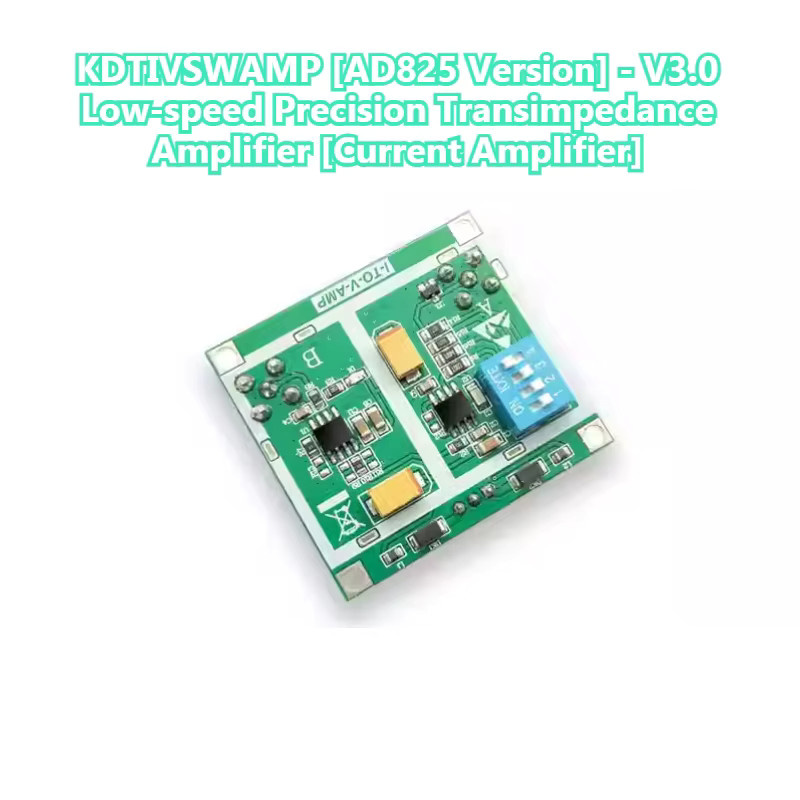AD825 Transimpedanzverstärkermodul PD Photoelektrischer Erkennungsverstärker TIA-Verstärker mit Vierbereichs-Umschaltung KDTIVSWAMP-040 in Grün - Bild 2