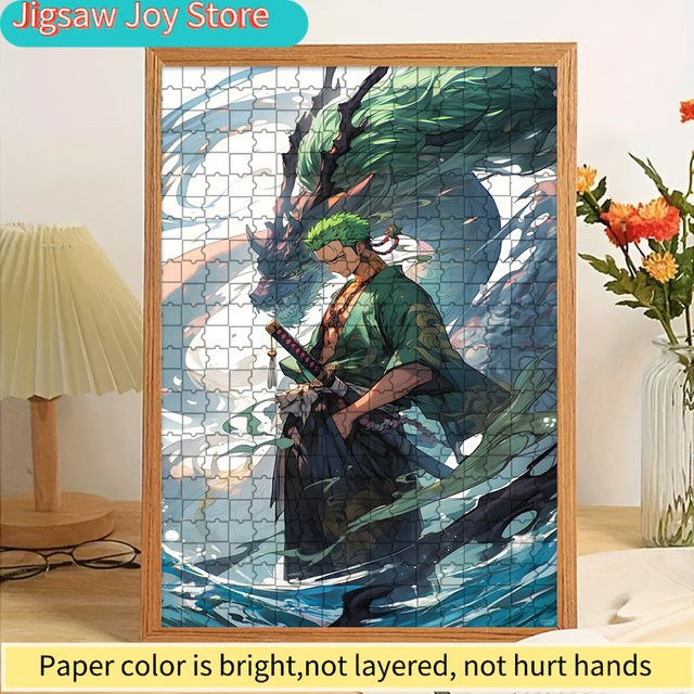 KAYOU One Piece Roronoa Zoro Green Dragon Water Scene Papierpuzzle - Bild 1
