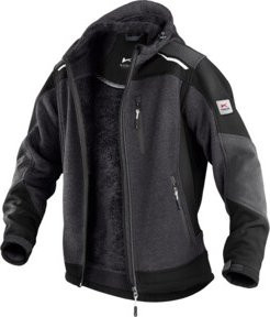 Kübler Wetter-Dress Strickjacke 1741 dunkelgrau/schwarz Größe M - Bild 1