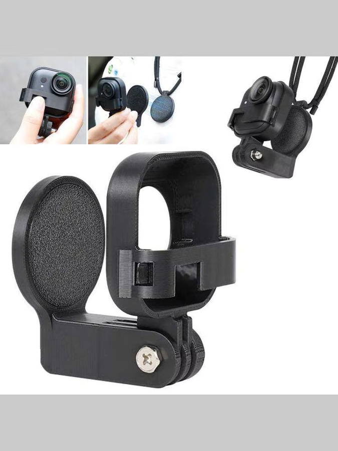 Magnetischer Kamera-Halshalter mit Schnellverschluss für Insta360 GO und Ultra Action Kameras in Schwarz - Bild 7