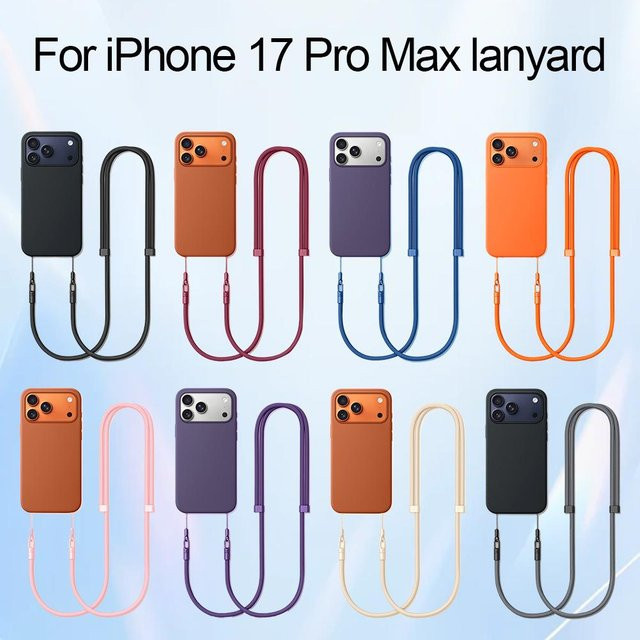 Magnetisches Lanyard für iPhone 17 Pro Max mit verstellbarem Umhängegurt und Handyhülle-Abdeckung - Bild 1