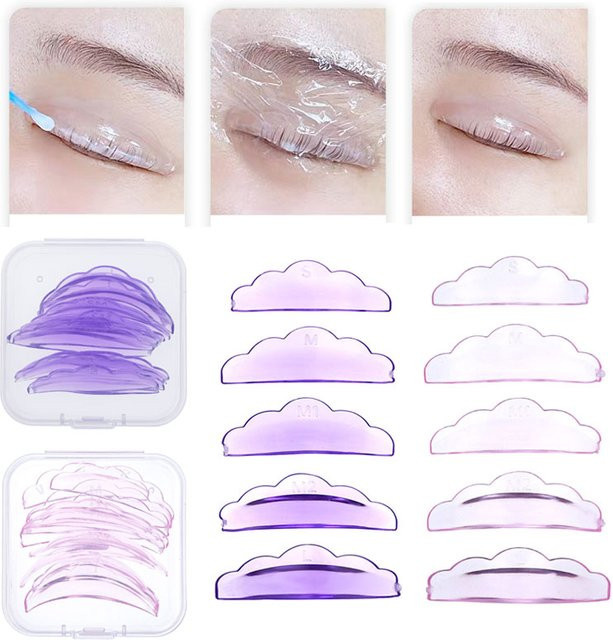 FUNMIX Silikon Wimpern Dauerwelle Pads, 5 Paare, Unisex - Bild 1