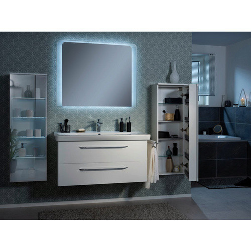 Waschtischunterschrank Fackelmann Milano Weiß B/H/T: 100 x 49,2 x 47,6 cm - Bild 3